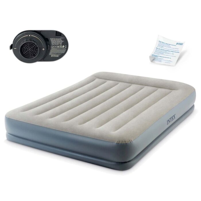 Täispuhutav madrats pumbaga 203х152х30cm, Intex