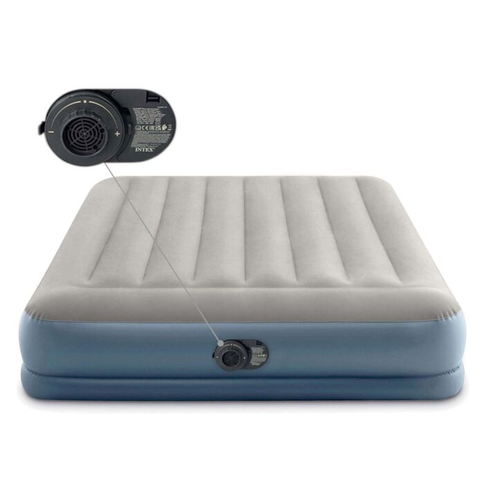 Täispuhutav madrats pumbaga 203х152х30cm, Intex