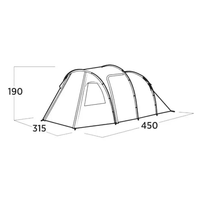 Matkatelk Easy Camp Hidra 5-kohaline