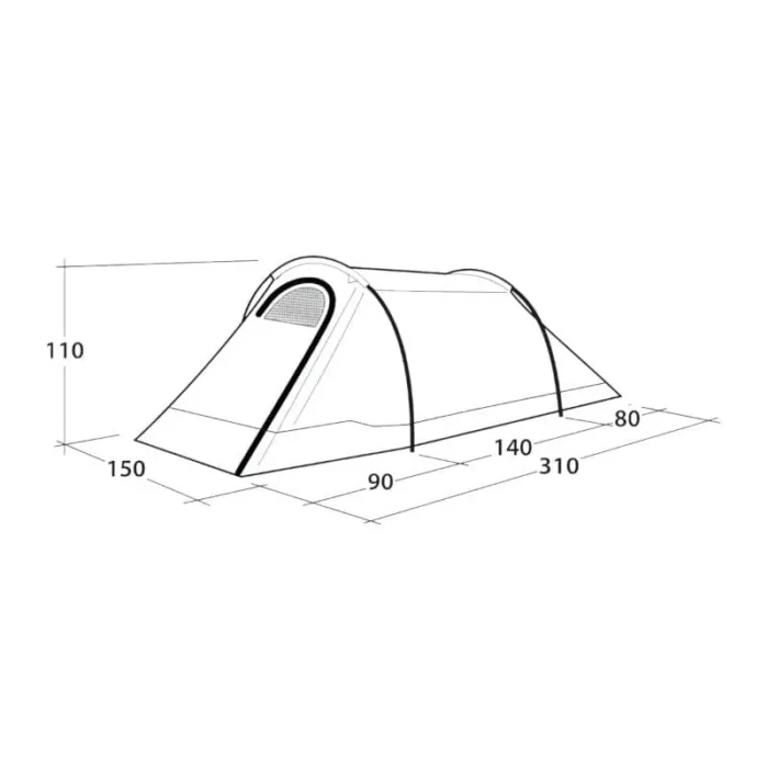 Telk Outwell Earth 2-kohaline